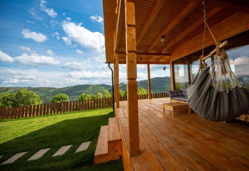 Балкон/тераса, Cabana de sub mesteceni in Mătişeşti