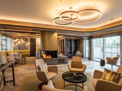 共用Lounge/電視區, Hotel & Spa Sonne 4 Sterne Superior in 蒂羅爾州基希貝格市中心