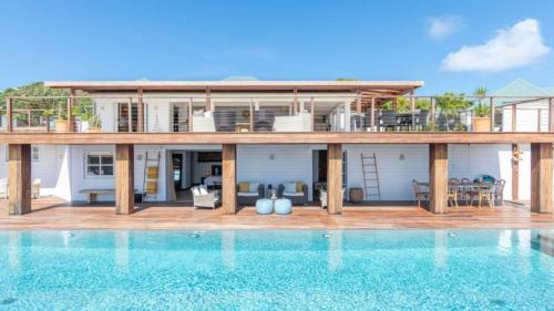 Grand Rustic villa with Prime Ocean Views - Location, gîte - Le Marigot