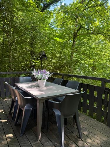 Balkon/terasa, Durbuy Bungalow 194, toplocatie midden in de natuur! in Petite Somme