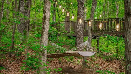 Peaceful Hideaway Treehouse near Little River Canyon in Fort Payne, USA