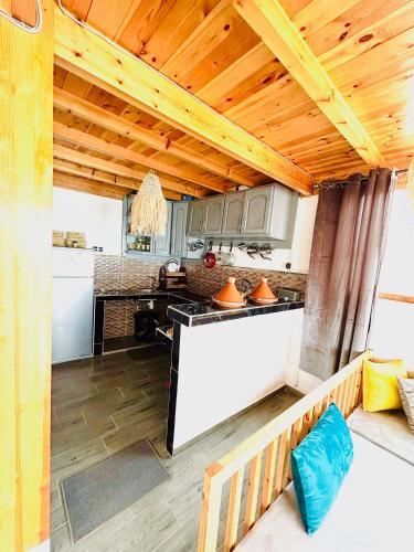 Kitchen, Moonlight Surf Hostel in Taghazout