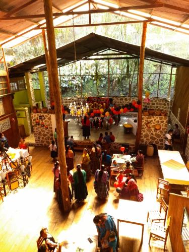 ห้องอาหาร, Hotel el Recreo Lanquín Champey in ลังกิน