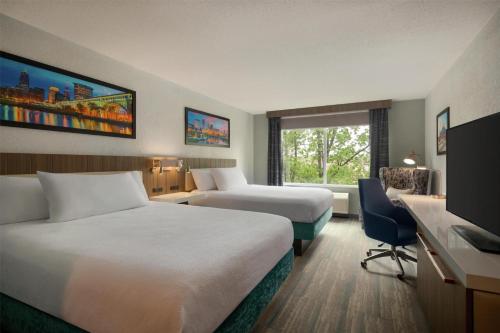 2 double beds
