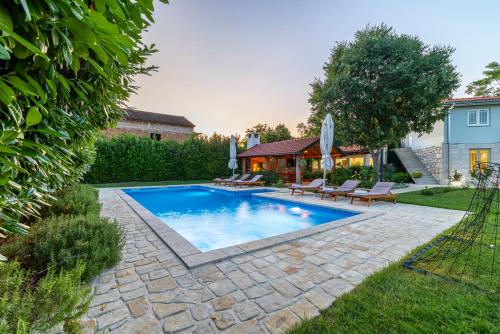 Viesnīcas āriene, Villa Lavandis with Jacuzzi and 50m2 Pool in Donji Vinjani