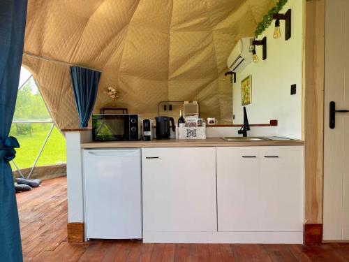 Geo Dome with Private Bathroom, E-Scooters & Mountain Views in Dolni Maryan