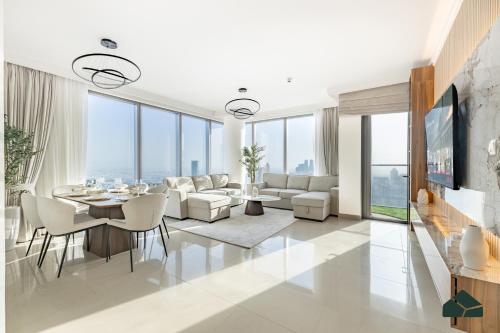 High Floor 2BR | Full Burj View | BMS - image 12