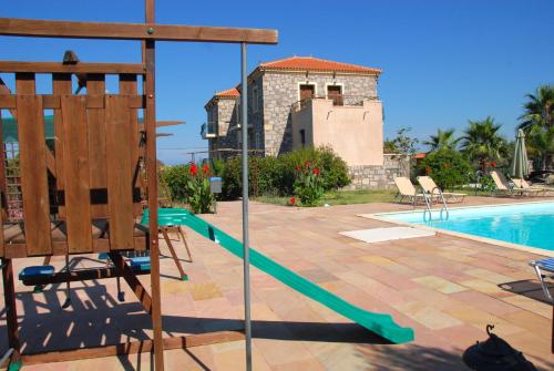 Viesnīcas āriene, Molivos Hills Apartments in Vafeios