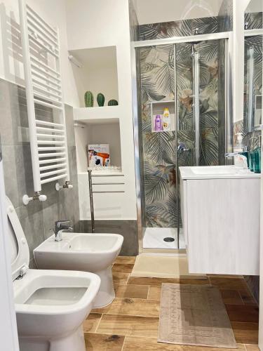 Душ, Clarissa Guest House Via Verani 18 in Рієті
