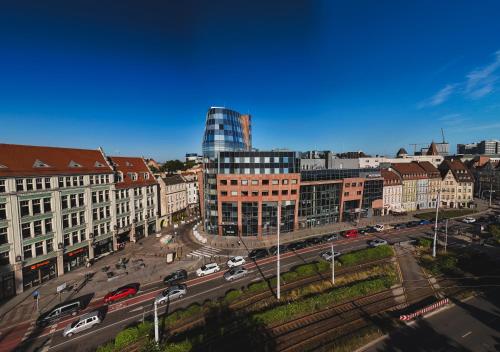 Vista exterior, Focus Hotel Premium Wrocław (Focus Hotel Premium Wroclaw) in Breslavia
