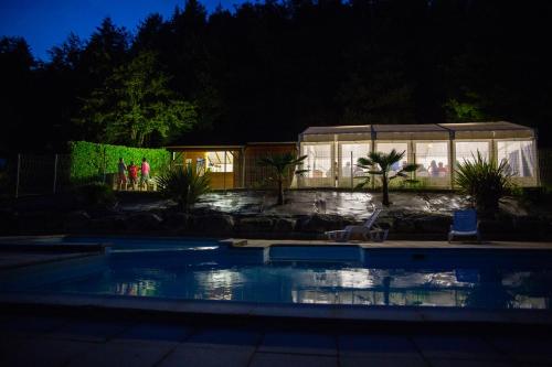 Udsigt, Les Chalets de la Gazonne in Baraqueville