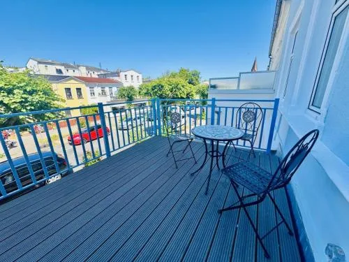 Residenz Seestern, Seeigel in Warnemünde, Deutschland
