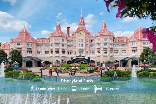 Magic BNB Serris, 6pers, 5min Disneyland near Disneyland Paris