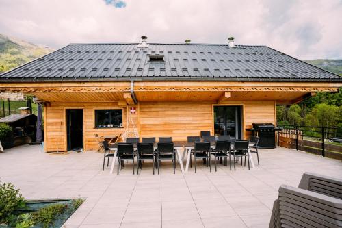 บริการและสิ่งอำนวยความสะดวก, CHALET LA FOUGERE 15 personnes 180m2 bauges Savoie Thoiry in ตัวรี