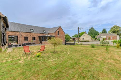Iekārtas, La Richaumoise - Maison avec grand jardin in Puisieux-et-Clanlieu