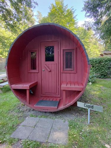 Exterior view, TinyHouse "Cupid" am See, an der Mecklenburger Seenplatte in Furstenberg-Havel