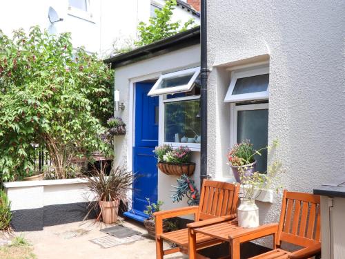 A szálláshely kívülről, Kenny Cottage in Dawlish Városközpont