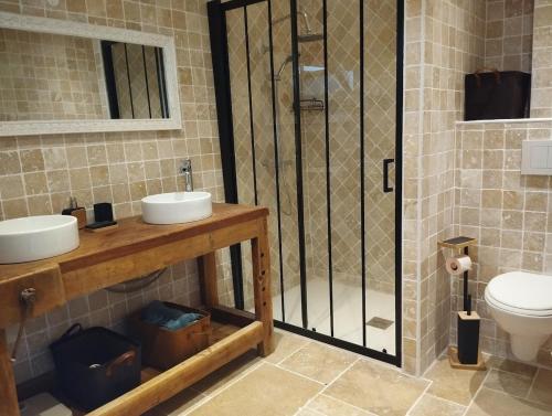 浴室, Le Balcon d'Arcyate in 弗爾芒通