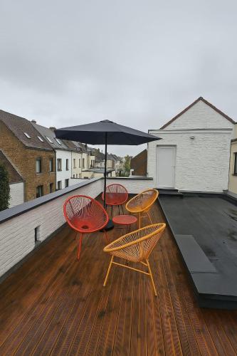 Stylish flat with rooftop in Ixelles, Brusel (fotografie 6)