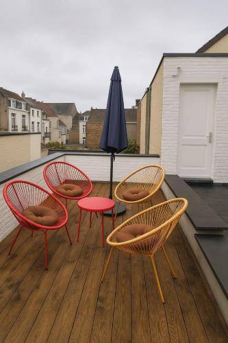 Stylish flat with rooftop in Ixelles, Brusel (fotografie 7)