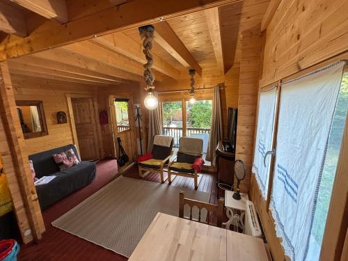 ห้องส่วนกลางสำหรับนั่งเล่น/ดูทีวี, Casa rural 'La Huerta' in ราสคาเฟรีย