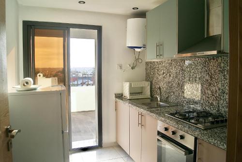 מטבח, Appart AYAMOUS MARINA in קניטרה