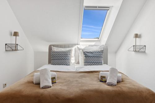 1 queen bed, 1 sofa bed