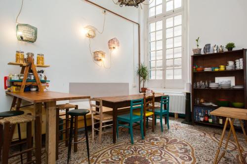 Étterem, OStellin Genova Hostel in Genova