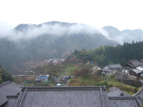 Kilátás, B & B Nishimine in Uda