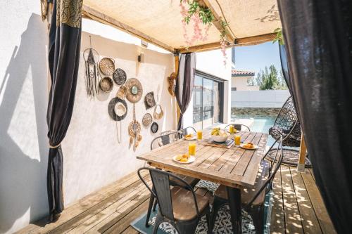 Kilátás, Maison climatisée patio et piscine Calme & confort (Maison climatisee patio et piscine Calme & confort) in Villedaigne