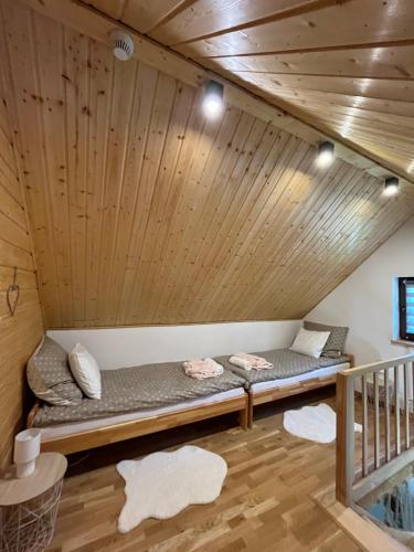 Domek w lesie Sauna i Gorąca balia Wellness&Spa