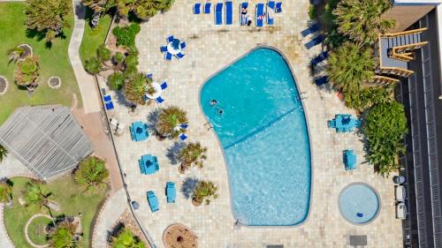 Corner Beachfront Condo with 270 Degree Gulf View and Wrap Around Balcony on Whitecap Beach Heated Pool Island House Unit 209, Corpus Christi (fotografie 8)