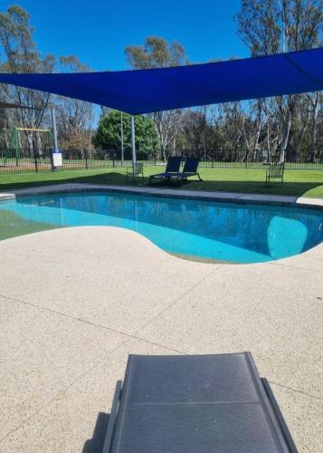 Peldbaseins, Bridgewater Caravan Park Near Bendigo in Bridgewater on Loddon