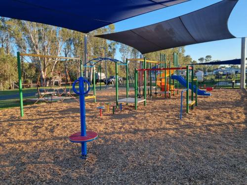 Spēļu laukums, Bridgewater Caravan Park Near Bendigo in Bridgewater on Loddon
