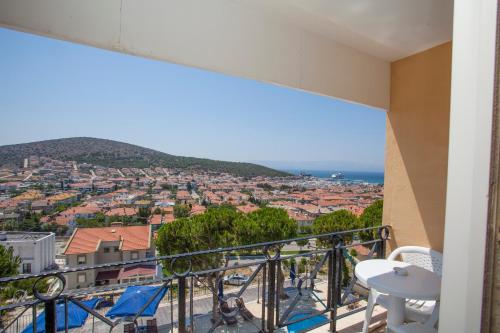 Erkély/terasz, Solmaz Deluxe Otel in Cesme