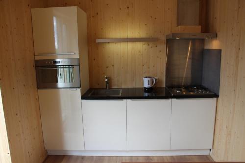 köök, Camping pod Lyts Dekema 1 in Mantgum