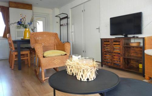صالة مشتركة/ منطقة التلفزيون, Vakantiewoning aan De Grevelingen in Schouwen-Duiveland