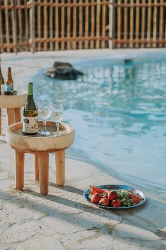 Zwembad, Nof Zuqim Lodge in Tsukim