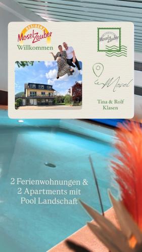 Residenz Moselzauber - Ferienwohnungen mit Pool Landschaft in Ernst, Deutschland
