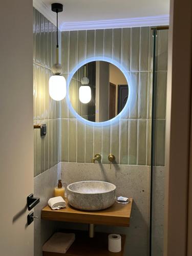 Bathroom, Akritas Residences in Vasilitsi