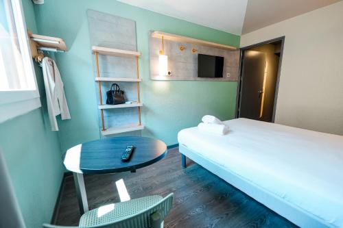1 double bed