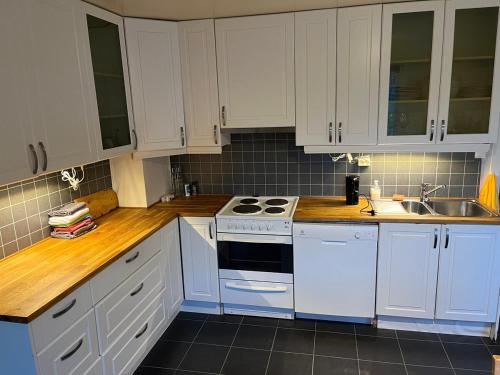 Two floors house with 3 bed rooms and room for 8 persons in Haroy