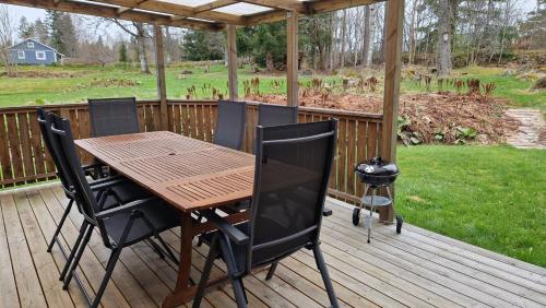 Balcony/terrace, Gezellige warme villa in Lesjofors in Lesjöfors