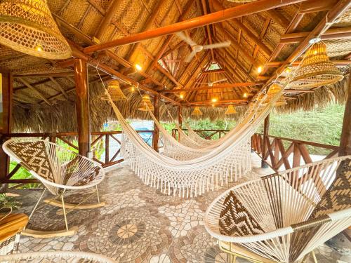 Ecohotel Yachay Dentro del Parque Tayrona Inside Tayrona Park in Калабазо