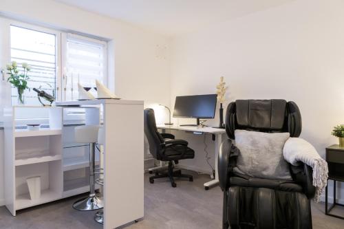 Relax-Apartment 2 mit Massagesessel, Smart-TV und Küche (Relax-Apartment 2 mit Massagesessel, Smart-TV und Kuche) in 里斯河畔比伯拉赫