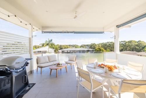 Balcony/terrace, 68 Saratoga Ave - Ducted Air con, Wi-Fi, Small Boat Parking in Corlette