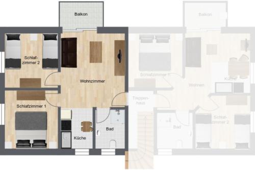 Floor plans, Takelage: Hundefreundlich & Balkon in Gollendorf