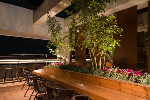 Erkély/terasz, Tosei Hotel Cocone Ueno near Nemzeti Természettudományi Múzeum