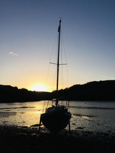 A szálláshely kívülről, The Hayloft in Dittisham