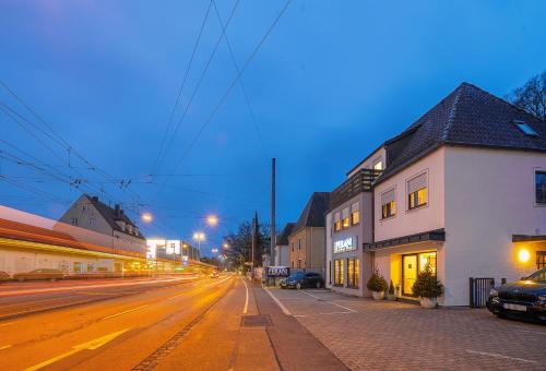 A szálláshely kívülről, Boardinghaus Perani in Augsburg-Goggingen